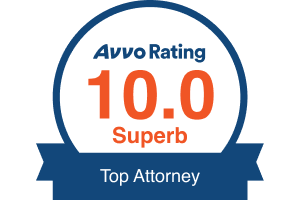 Avvo Rating 10.0 Superb — Top Attorney